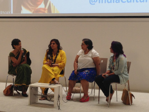 Panel Discussion on how feminism changed Indian documentaries. Panelist: Nisha Susan, Bishakha Datta and Deepanjana Pal.